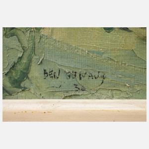 Weite Landschaft mit Sommerhimmel