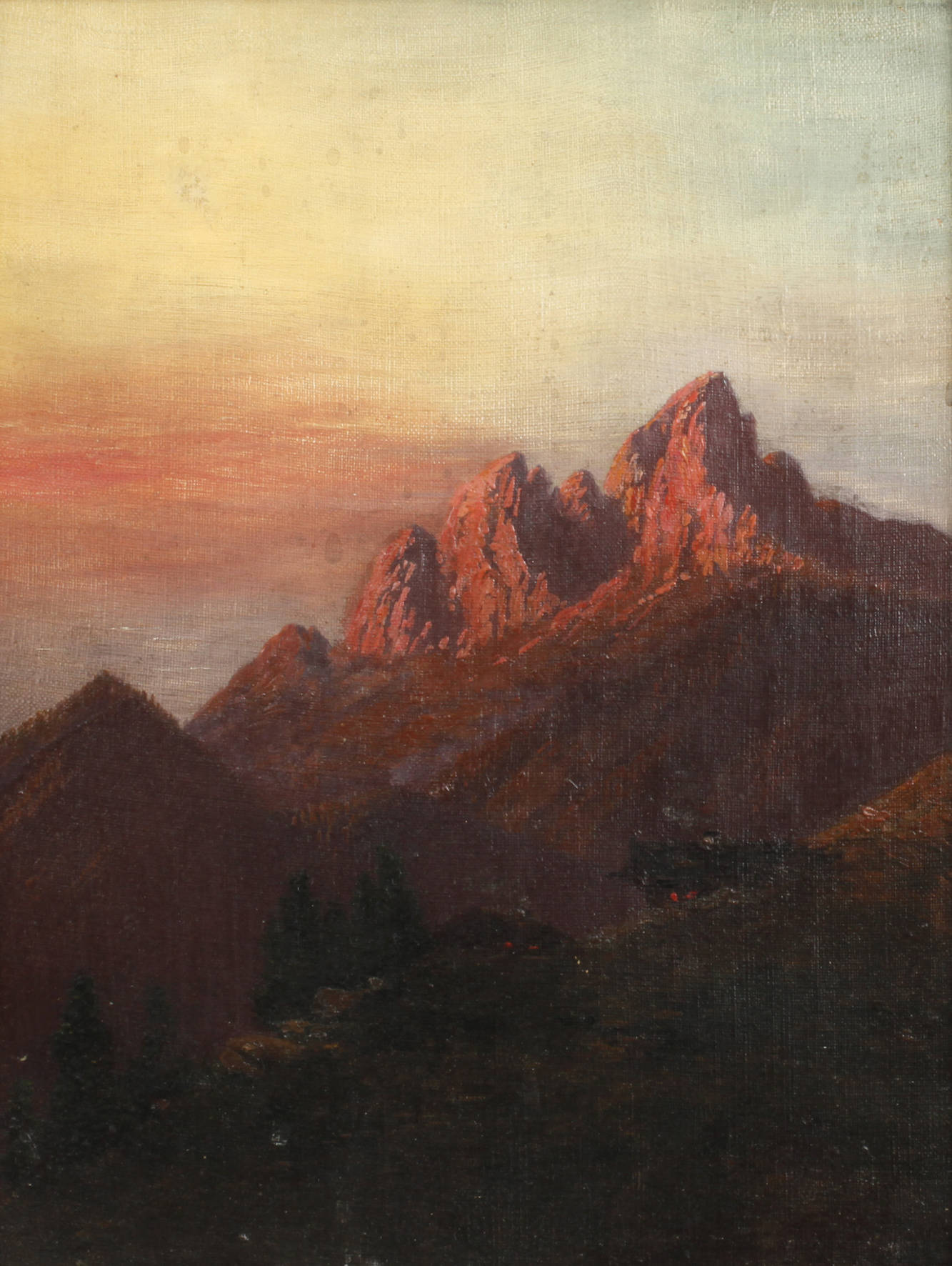 Abendlicher Blick auf den Rosengarten