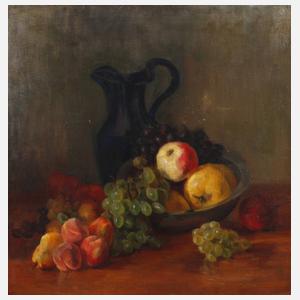Früchtestillleben mit Kanne