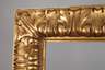Breiter Jugendstilgoldstuckrahmen