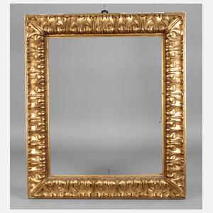 Breiter Jugendstilgoldstuckrahmen