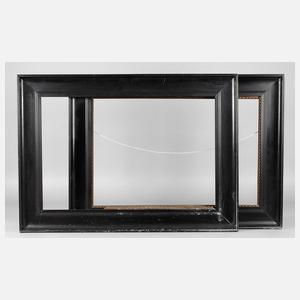 Paar breite Lackleisten