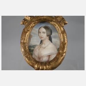 Sechs Elfenbeinminiaturen