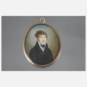 Sechs Elfenbeinminiaturen