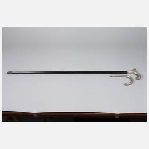 Spazierstock und Stockgriff Jugendstil