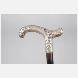 Spazierstock und Stockgriff Jugendstil