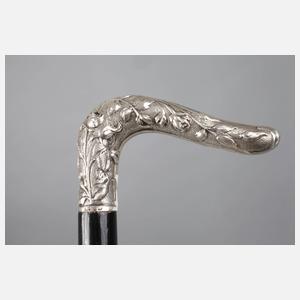 Spazierstock Silber
