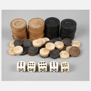 Konvolut Spielsteine