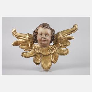 Paar Engelsköpfe Barock