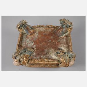 Geschnitzter Sockel Barock