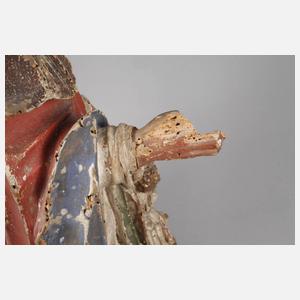 Geschnitzte Heiligenplastik