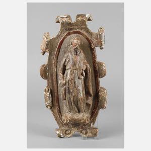 Geschnitztes Heiligenbild