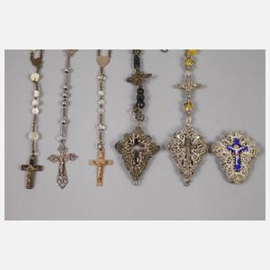 Konvolut Rosenkränze