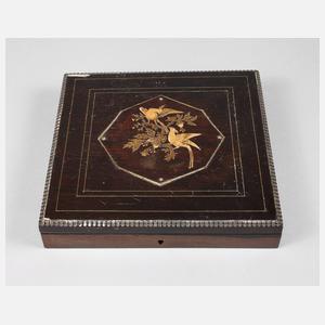 Intarsierte Schatulle