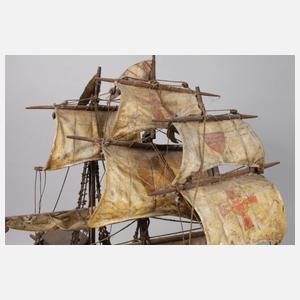 Modellschiff Santa Maria