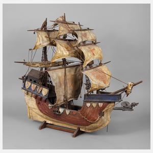 Modellschiff Santa Maria