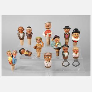 Konvolut Flaschenstopfen und -öffner