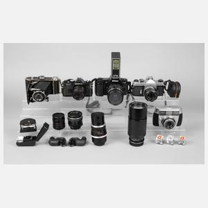 Konvolut Fotoapparate