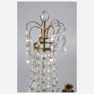 Leuchter mit Prismenbehang