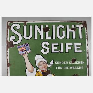 Emailschild Sunlicht Seife