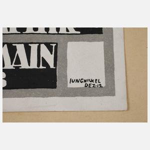 Plakatentwurf Schneiders Kunstsammlung