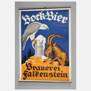 Werbeplakat Brauerei Falkenstein