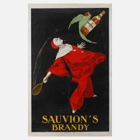 Werbeplakat Sauvion's Brandy111