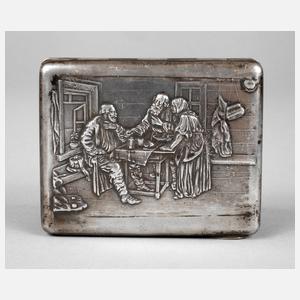 Russland Zigarettenetui Silber