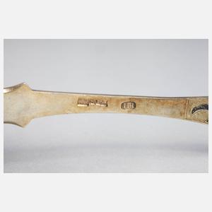 Russland drei Teile Silberbesteck