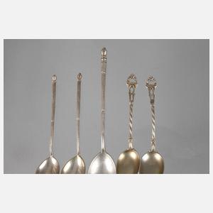 Russland kleine Reiseikone und Löffelchen