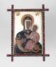 Marienikone im Granatrahmen