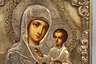 Marienikone im Oklad