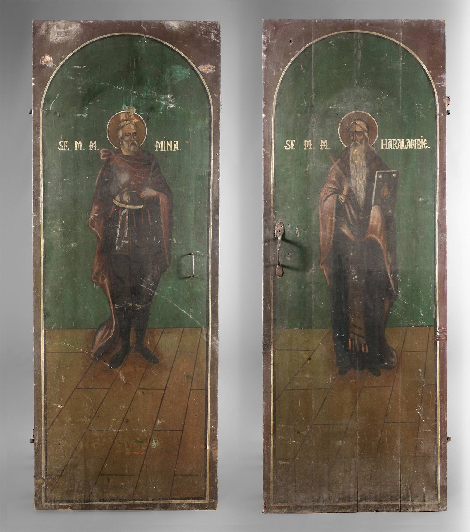 Zwei große Ikonentafeln