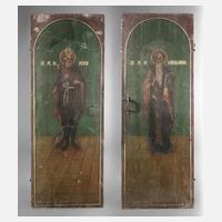 Zwei große Ikonentafeln111