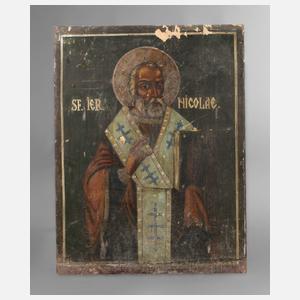 Ikonentafel Heiliger Nikolaus