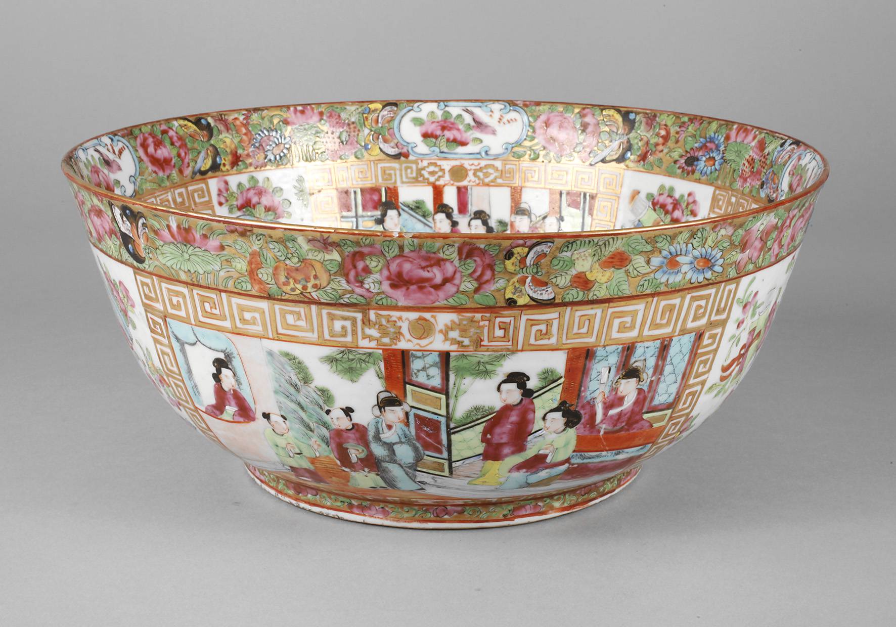 Große Schale Famille Rose