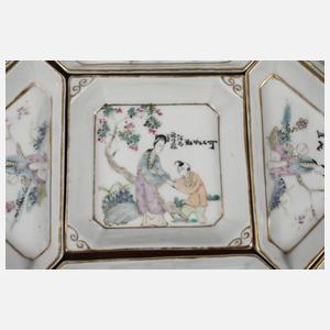 Mehrteilige Kabarettschale