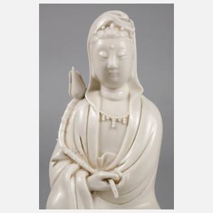 Porzellanfigur Guanyin