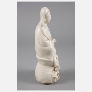 Porzellanfigur Guanyin