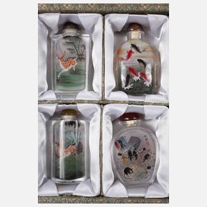 Konvolut Snuffbottles