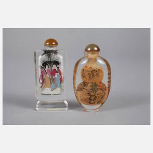 Konvolut Snuffbottles