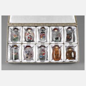 Konvolut Snuffbottles