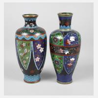 Zwei Vasen Cloisonné111