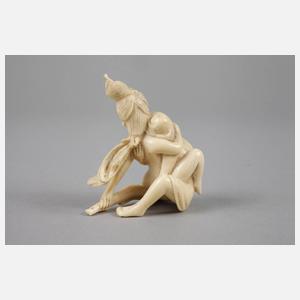 Elfenbeinschnitzerei Erotika