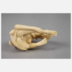 Elfenbeinschnitzerei Erotika