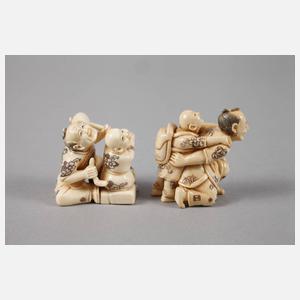 Zwei Netsuken