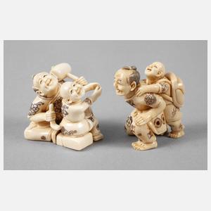 Zwei Netsuken