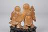 Geschnitztes Figurenpaar