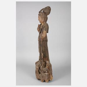 Große Schnitzerei Guanyin