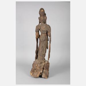 Große Schnitzerei Guanyin